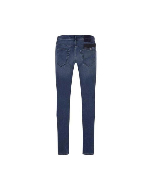 Jacob Cohen Logo-Patch Jeans in het Blue voor heren