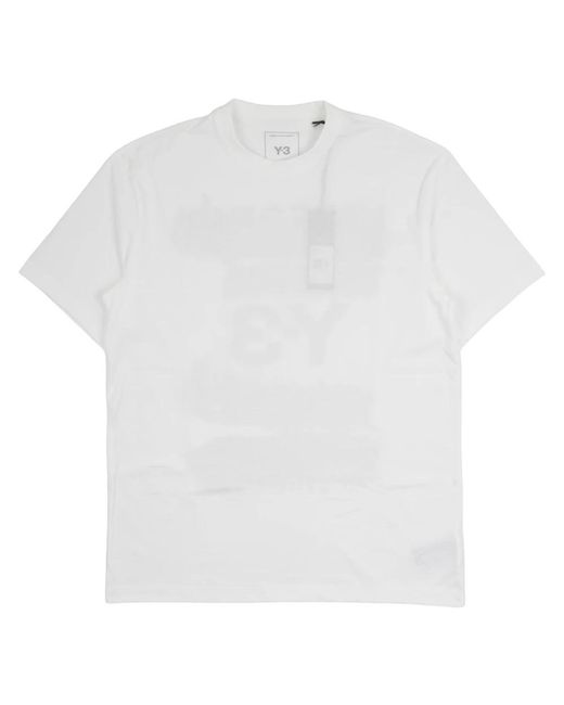 Y-3 White T-Shirts for men