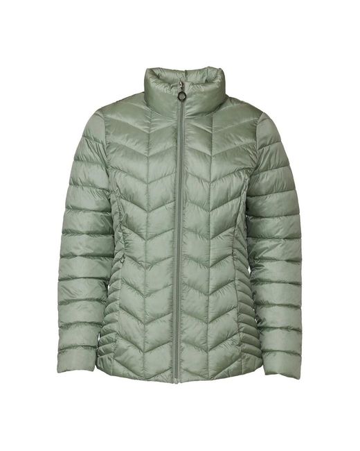 Danwear Jassen ,Groen ,Nylon Luxe Groene Donsjas Gunda 66 in het Green