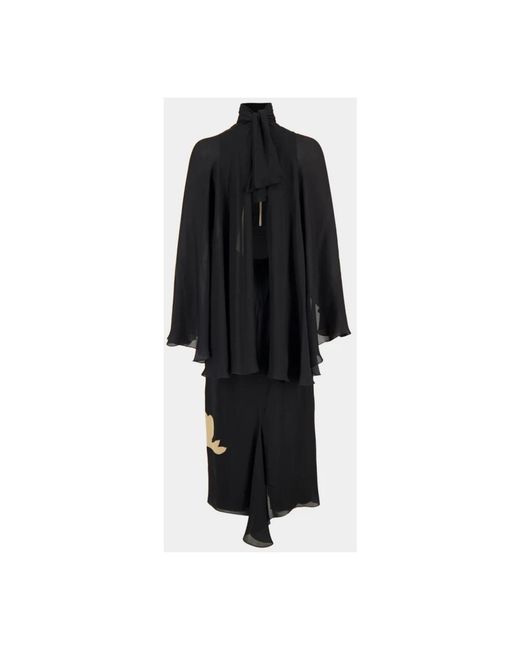 Johanna Ortiz Black Midi Dresses