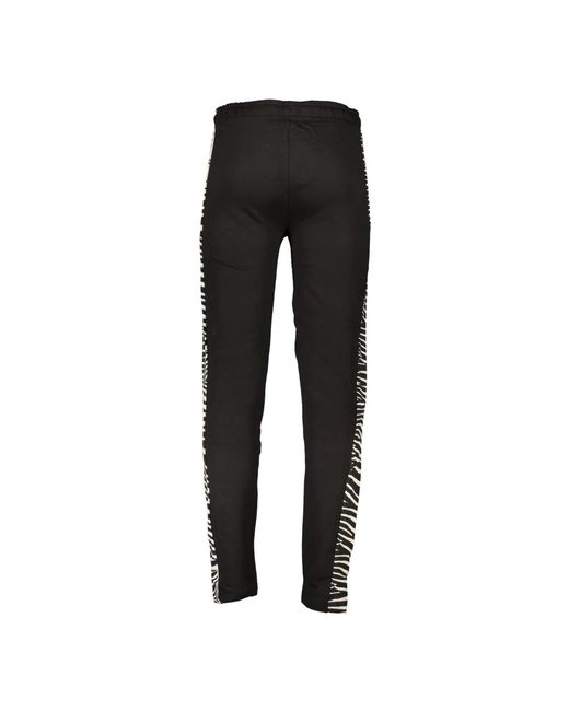 Roberto Cavalli Sportieve Zwarte Herenbroek Met Elastische Taille in het Black voor heren