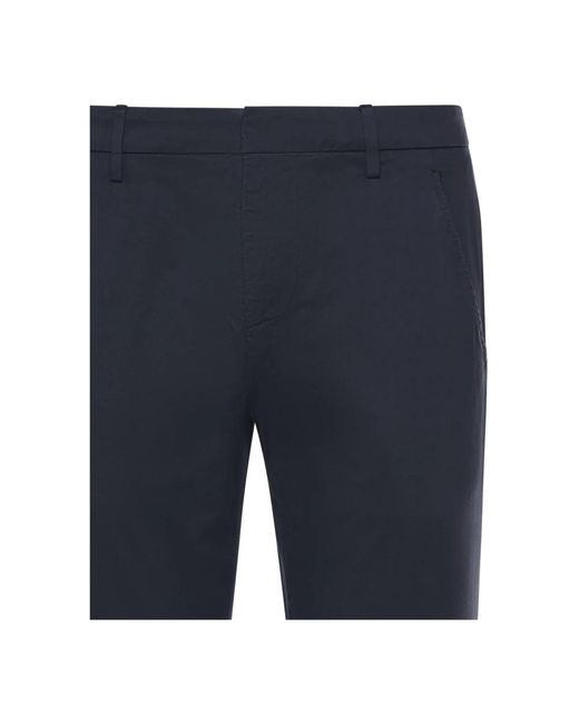 Dondup Blue Slim-Fit Trousers for men