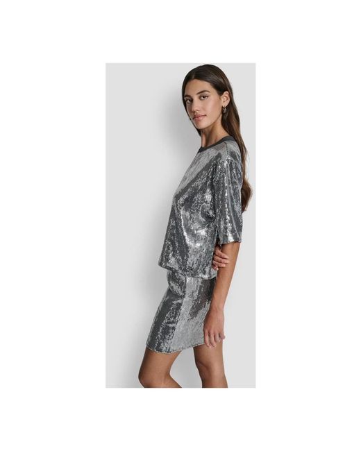 Blouses DKNY de color Gray