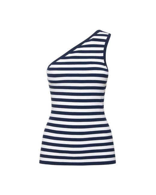 Michael Kors Blue Sleeveless Tops