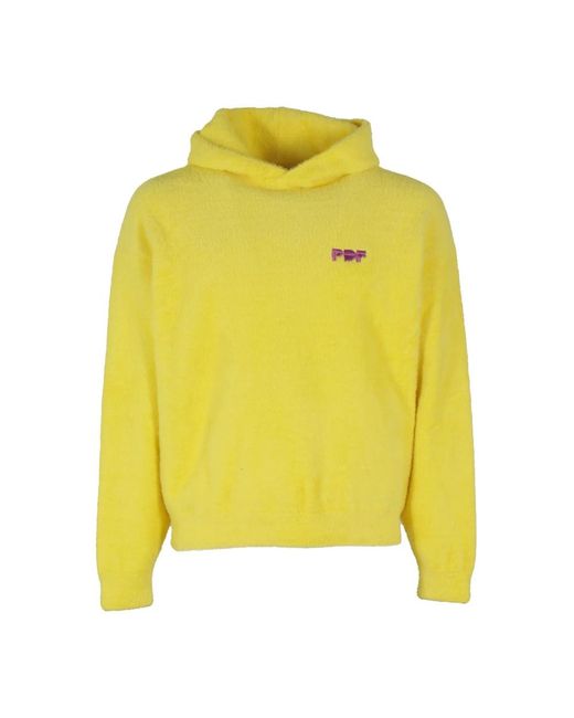 PDF Hoodies & Sweatvesten ,Geel ,Hoodie K000 in het Yellow voor heren