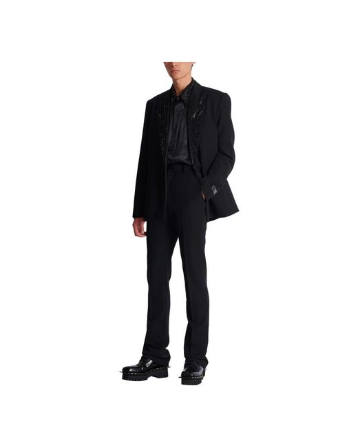 Balmain Black Casual Shirts for men