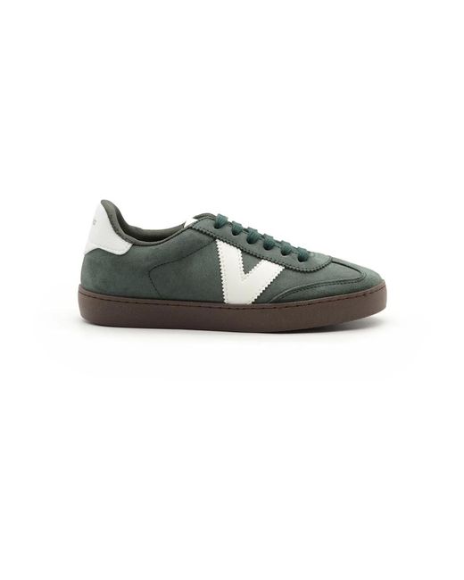Victoria Grüne wildleder-sneakers mit ergonomischer fußbett in Green für Herren