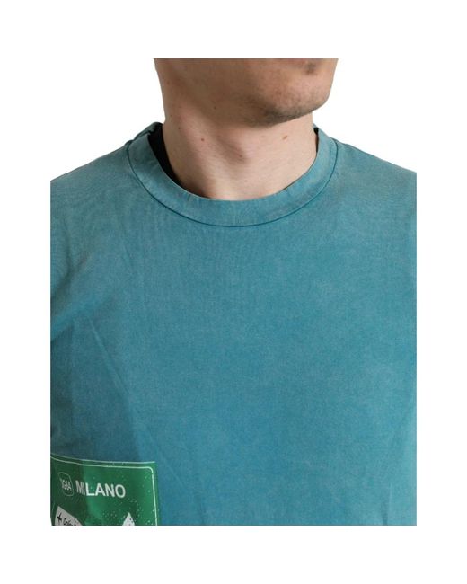 Dolce & Gabbana Blue T-Shirts for men