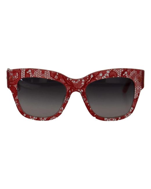 Dolce & Gabbana Red Sunglasses
