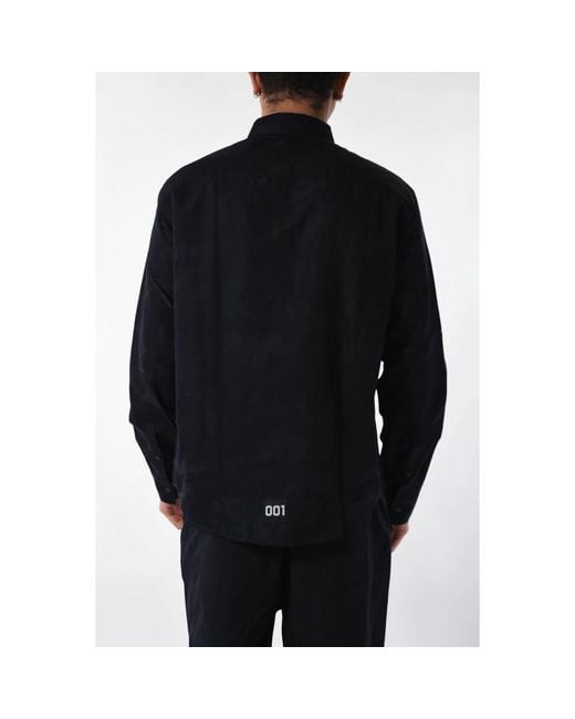Armani Exchange Baumwollhemd mit knopfleiste in Black für Herren