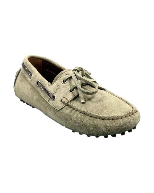 Brunello Cucinelli Green Sailor Shoes