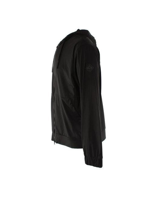 Herno Sweatshirt Met Ritssluiting in het Black voor heren