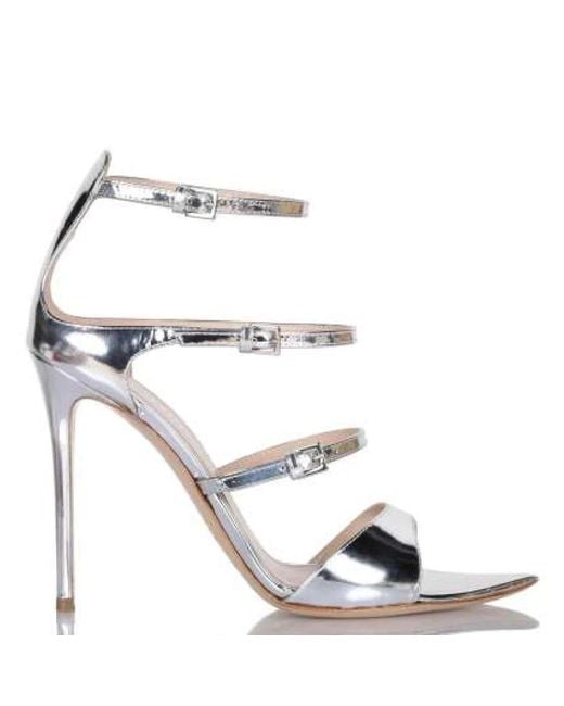 Ninalilou Metallic High Heel Sandals