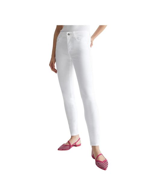 Liu Jo White Skinny jeans mit 5 taschen