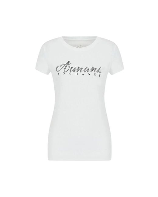 T-Shirts di ARMANI EXCHANGE in White