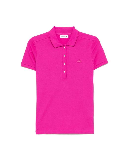 Lacoste Pink Polo Shirts
