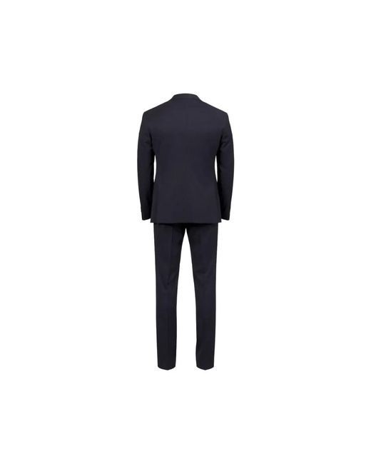 Colamarino Blue Single Breasted Suits for men