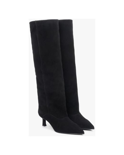 ESTRO Heeled Boots in het Black