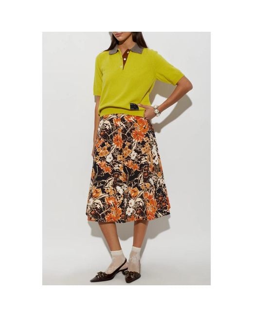 Midi Skirts Marni de color Orange