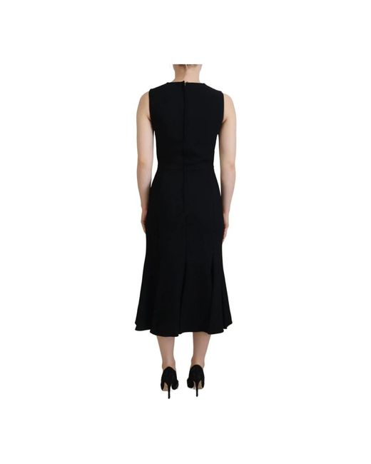 Midi Dresses di Dolce & Gabbana in Black