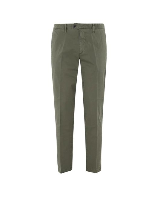 Roy Rogers Green Chinos for men