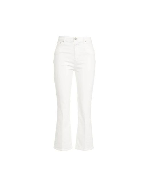 Closed White Cropped Trousers