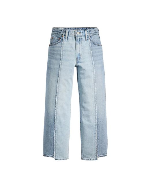 Levi's Blue Recrafted baggy dad jeans levi's