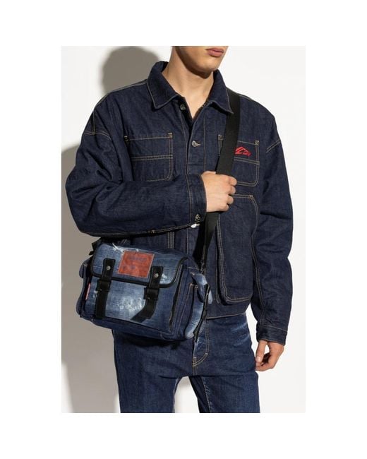 DSquared² Five Pockets Schultertasche in Blue für Herren