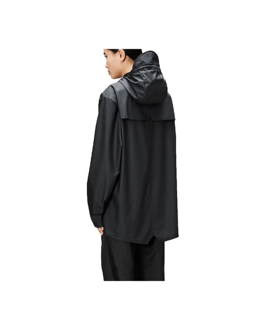Rains Black Rain Jackets