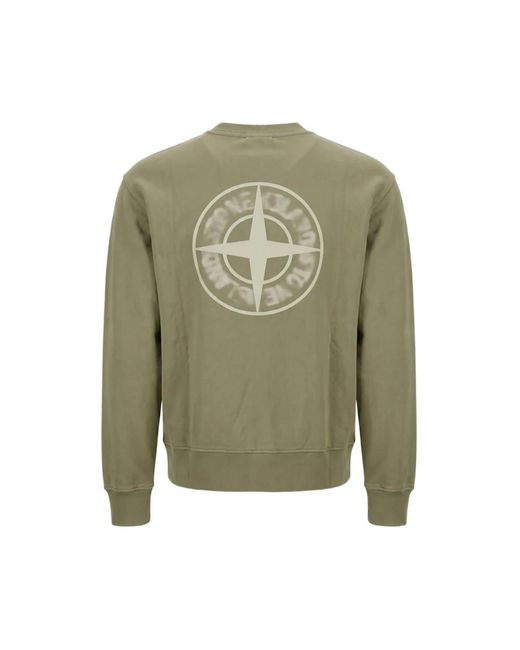 Stone Island Green Sweatshirts for men