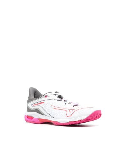 Mizuno Pink Rosa sneakers mit prägung
