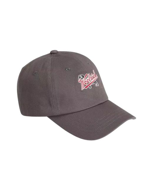 Woolrich Logo Baseball Cap in het Gray voor heren