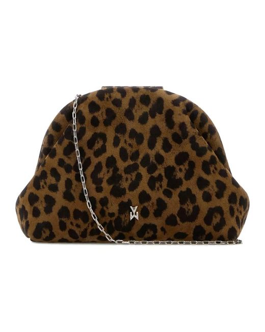 AMINA MUADDI Brown Clutches