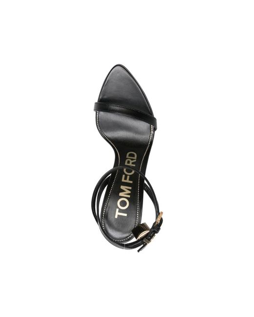 Tom Ford Black High Heel Sandals