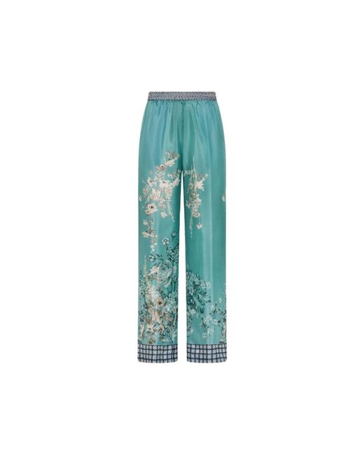 Seventy Blue Wide Trousers