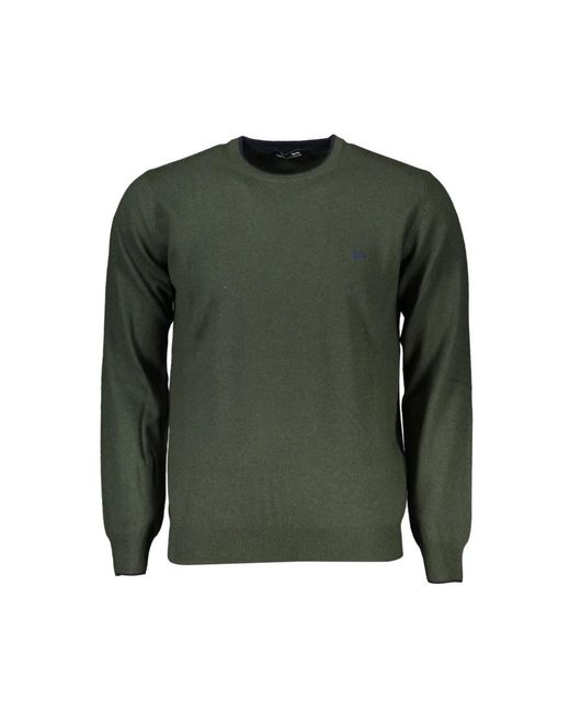 Harmont & Blaine Green Round-Neck Knitwear for men