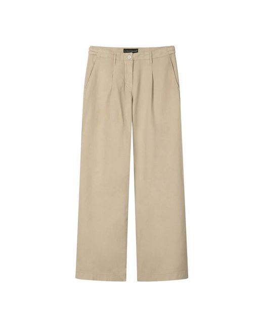 Luisa Cerano Natural Wide Trousers