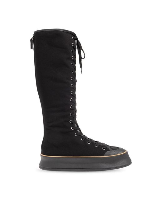 Shoes > boots > lace-up boots Max Mara en coloris Black