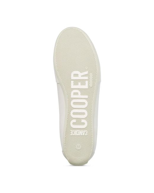 Candice Cooper White Sneakers rock 1 zip chic