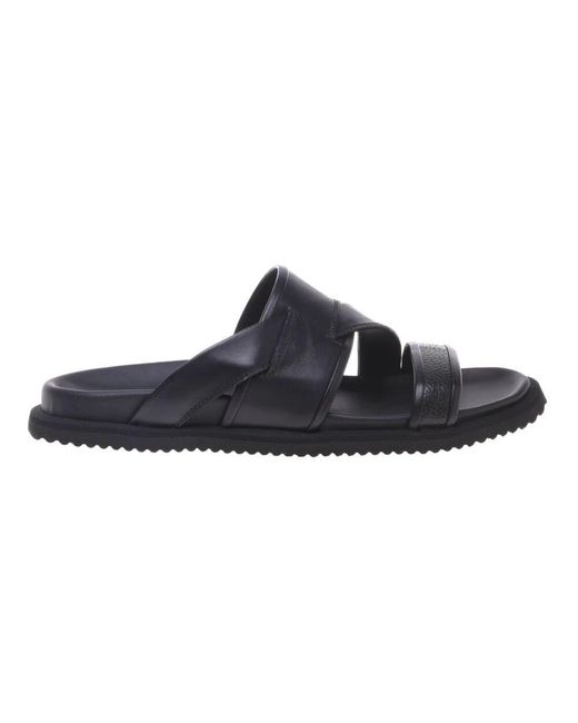 Baldinini Leather Sandals in Blue für Herren