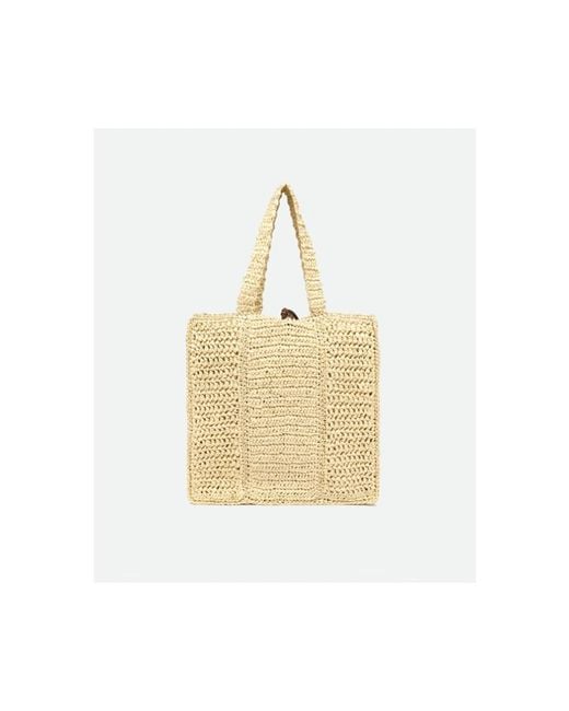 Gianni Chiarini Metallic Shopping Bags
