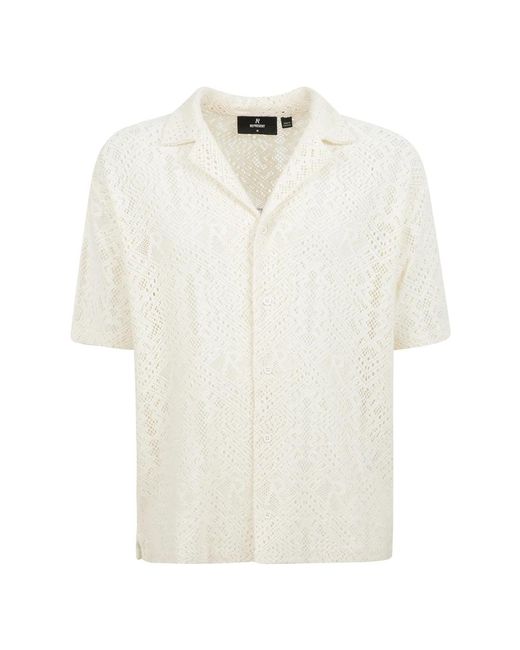 Short Sleeve Shirts Represent de hombre de color White