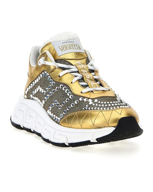 Sneakers Versace en coloris Metallic