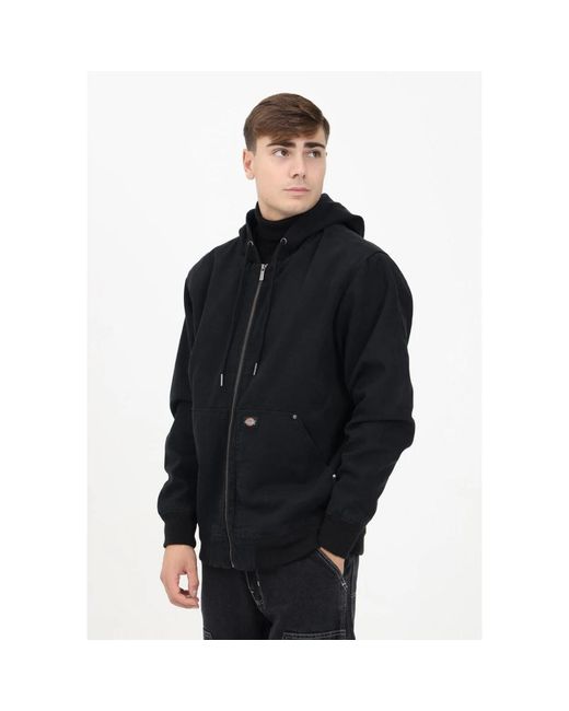 Dickies Black Zip-Throughs for men