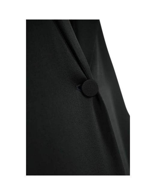 Max Mara Studio Black Single-breasted coats