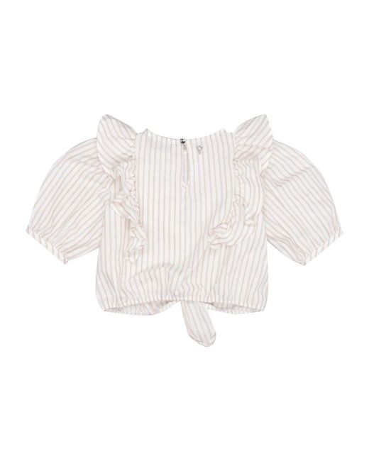 Dondup Overhemden ,Wit ,Blouses in het White