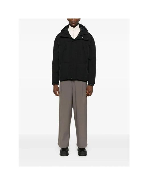 JG1 Jassen ,Zwart ,Leer Outerwear Down Jacket in het Black voor heren