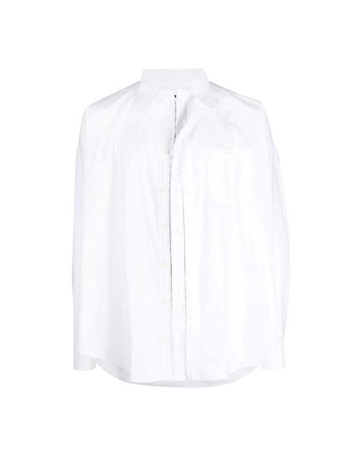 Y. Project Weißes hook and eye shirt in White für Herren