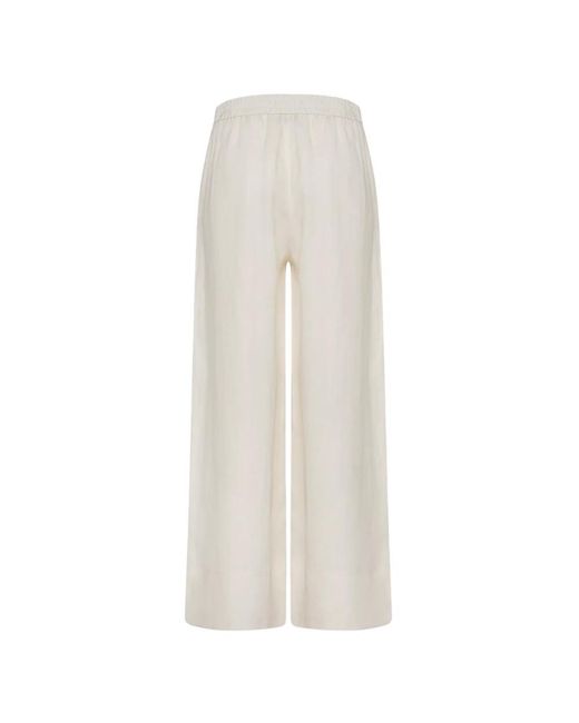 Seventy White Wide Trousers