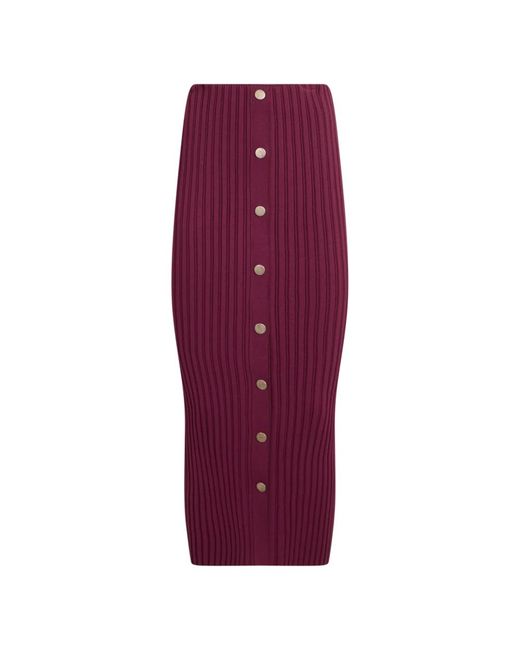 Philosophy Di Lorenzo Serafini Purple Pencil Skirts